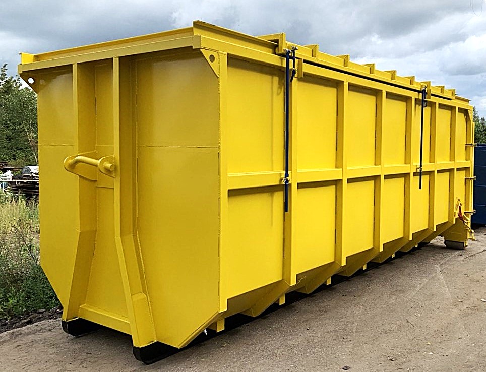Special container 30 cubic meters with closed lid