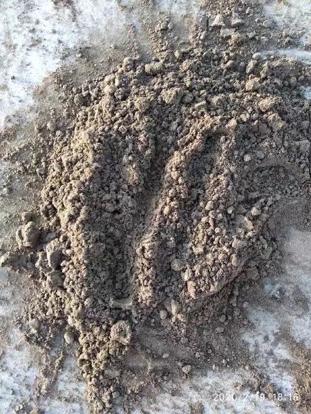 Soil after treatment