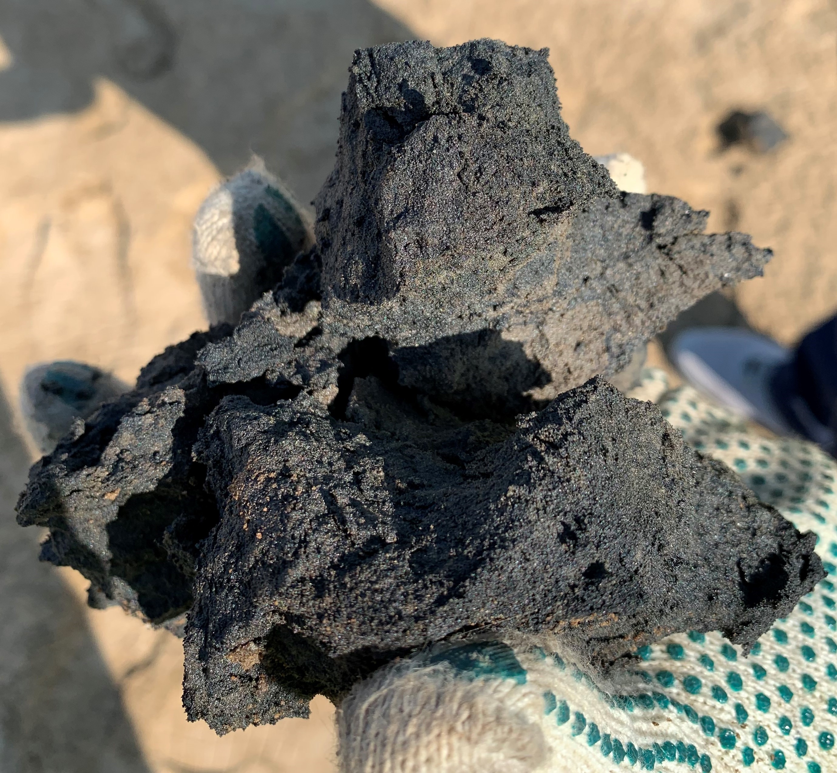 Soil before processing